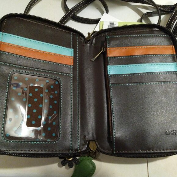 Monarch Butterfly Wallet Crossbody - Picture 7 of 8